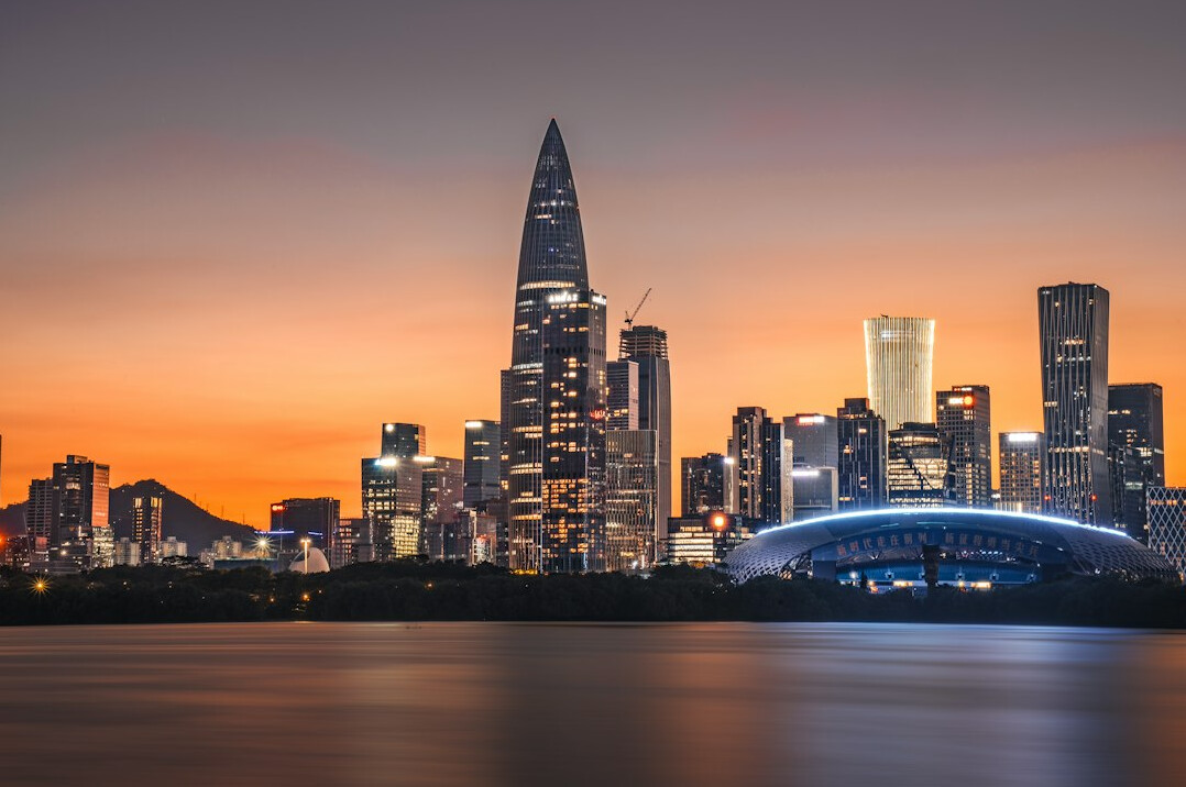 futuristic city skyline