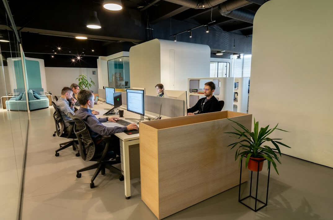 software team in office