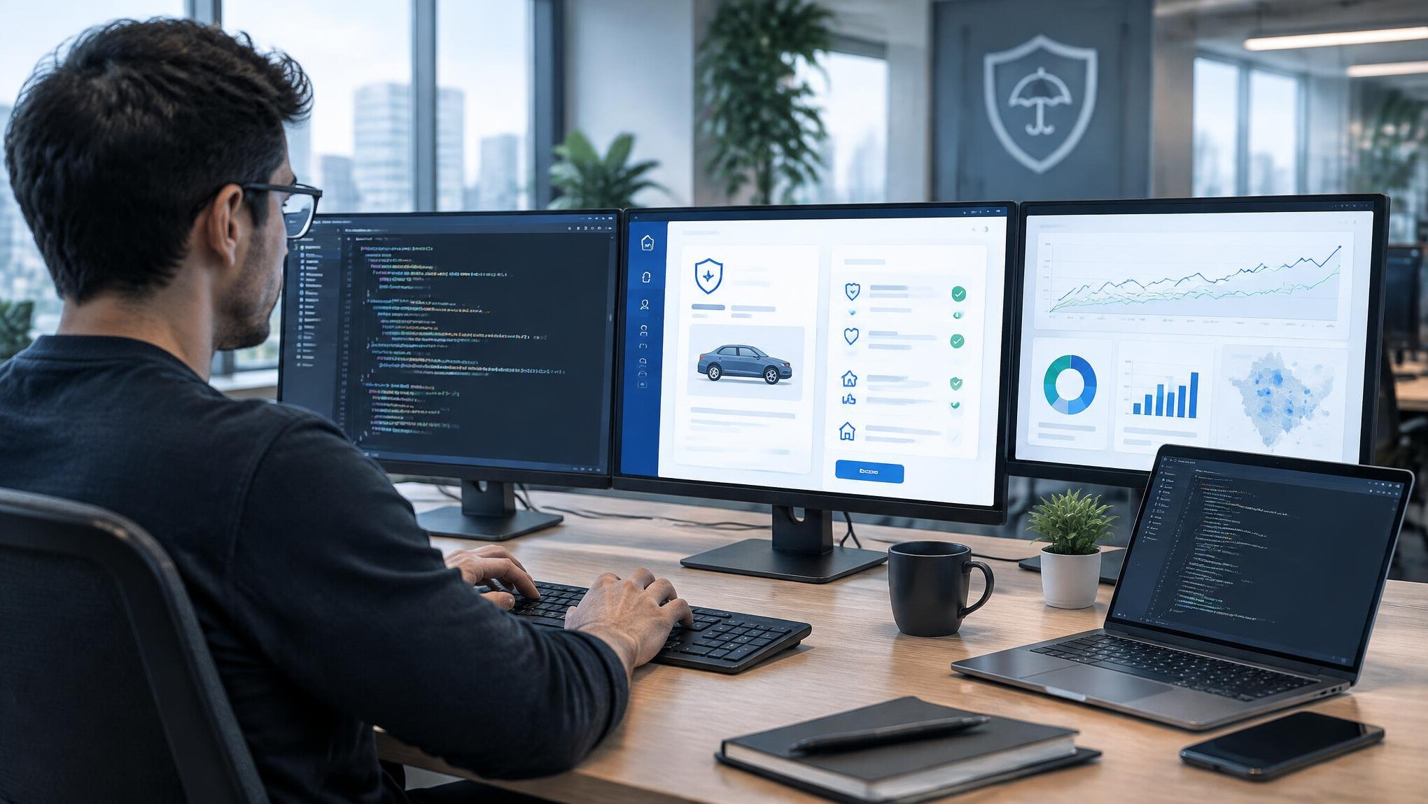insurance software interface